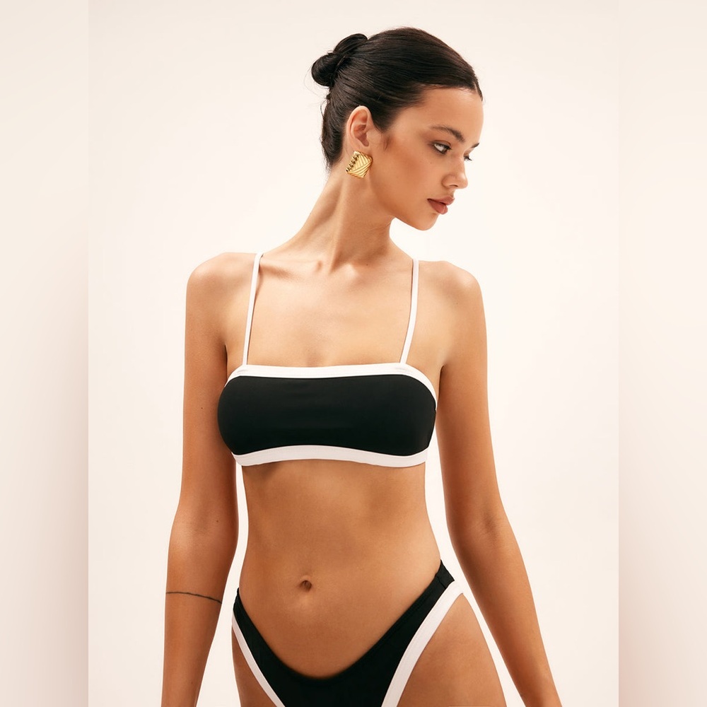 Nwt Commense Contrast Binding Bikini Set - Picture 5 of 16